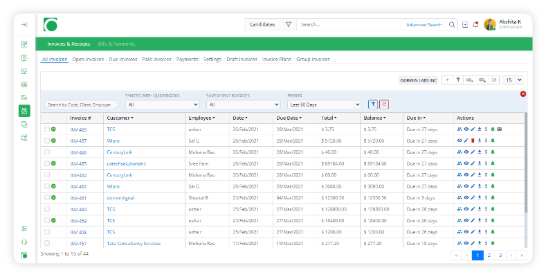oorwin-dashboard Top 12 Best Applicant Tracking Systems for Smooth Recruitment