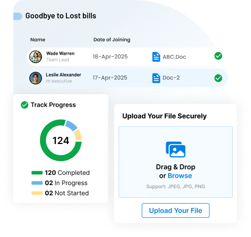 Attach & Store Receipts Digitally 