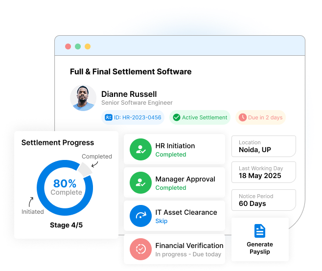 #1 Full & Final Settlement Software