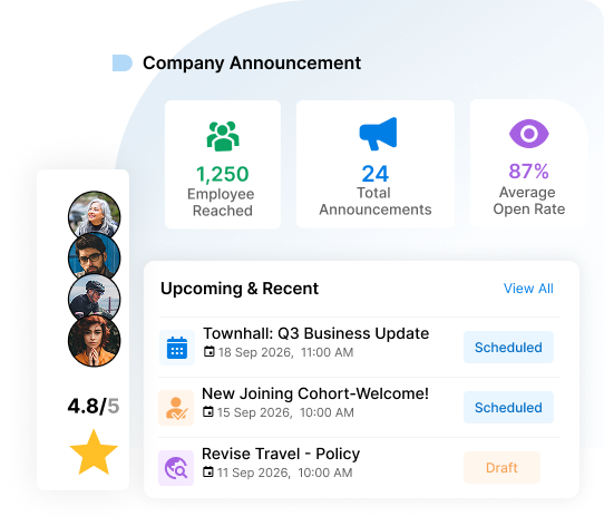 Make Announcements to Employees