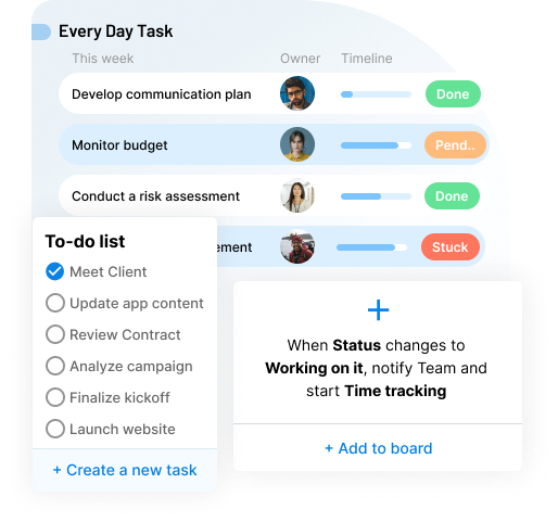 Stay in Control of Every Task